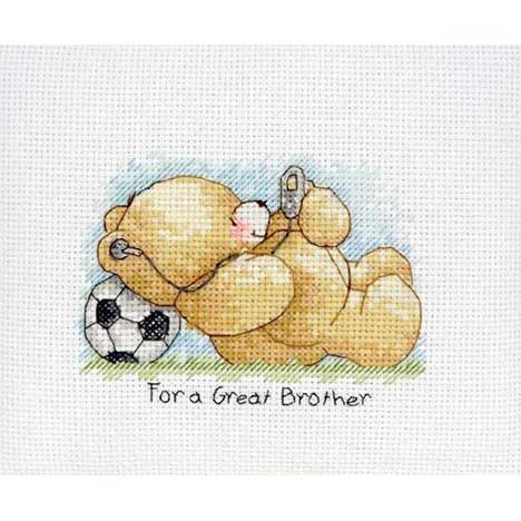 Great Brother Mini Forever Friends Cross Stitch Kit